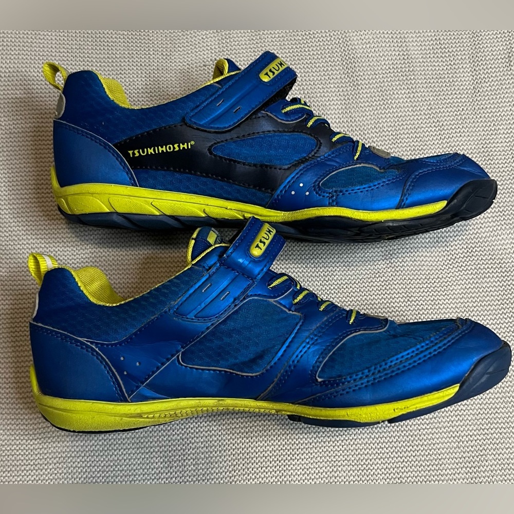 Tsukihoshi size 4 children’s sneakers , blue / yellow